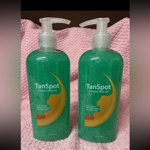 2 Bottles TanSpot Exfoliant Body Gel. Get ready for summer. New unopened.